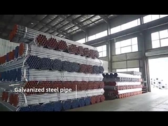 Hot dip hollow metal GI square round galvanized steel pipe